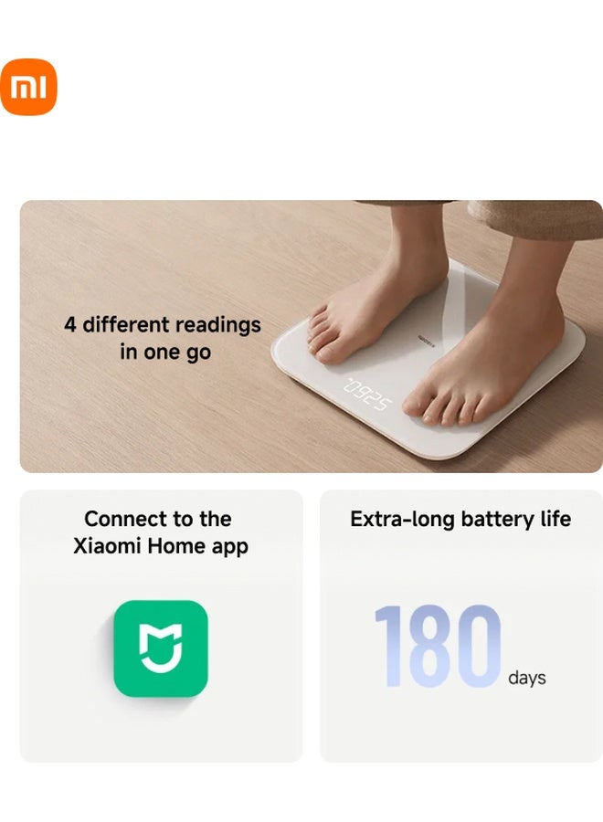Xiaomi Smart Scale S200, Digital Bathroom Scale with Bluetooth, 150kg Capacity, Dark Grey MJTZC02YM Dark Grey - Image 4
