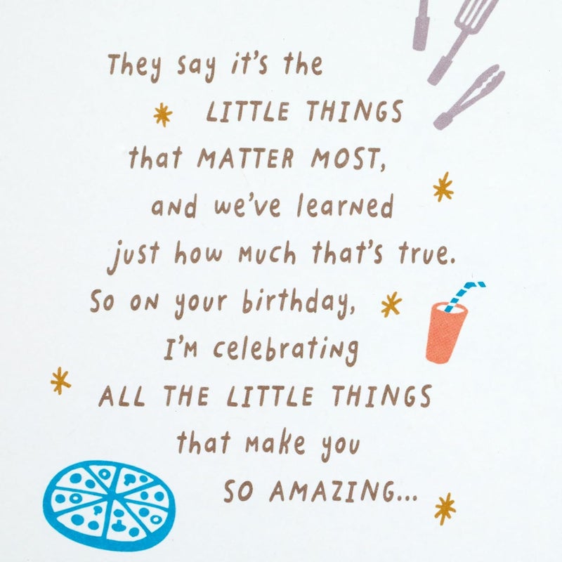 Hallmark Birthday Card for Husband - All the Little Things Are the Big Things - Image 4