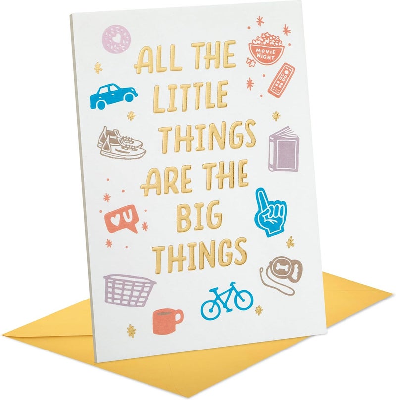 Hallmark Birthday Card for Husband - All the Little Things Are the Big Things - Image 1