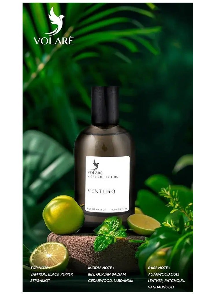 Niche Collection Venturo EDP ( Inspired by 1 Million Golden Oud Paco Rabanne ) - 100ml