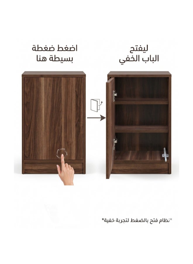 Versatile Storage Unit with Lift-Top, Hidden Drawer & Cabinet, Modern Home & Office Organizer, 43 x 47 x 59 cm - Image 2