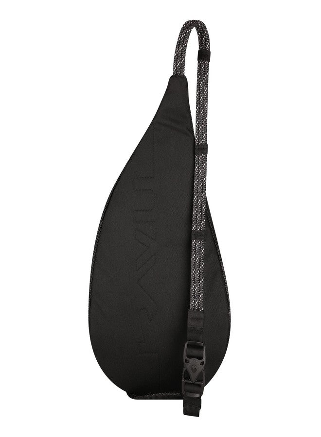 KAVU Mini Beach Rope Bag Mesh Crossbody Sling Backpack - Black - Image 2
