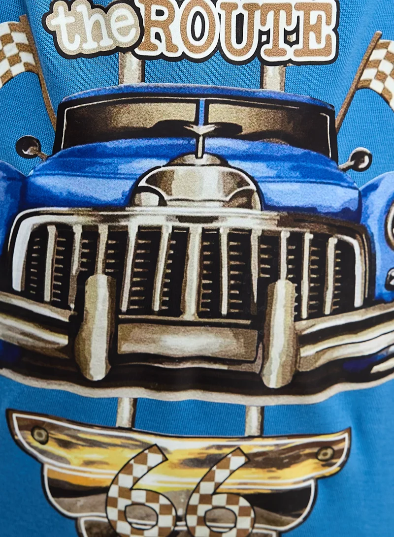 فكتور اند جين تي شيرت أزرق طويل للأولاد (2 - 8 سنوات)