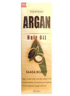 SAADA BEAUTY Argan Hair Oil liquid Gold300 ml  - Image 1