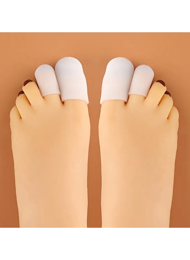 Ucanbe 2pcs Finger and Toe Silicone Protective Caps - Moisturizing and Non-Slip Locking Nail Guards - Fragrance-Free - Image 3