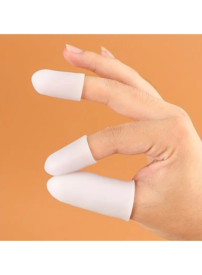 Ucanbe 2pcs Finger and Toe Silicone Protective Caps - Moisturizing and Non-Slip Locking Nail Guards - Fragrance-Free - Image 5