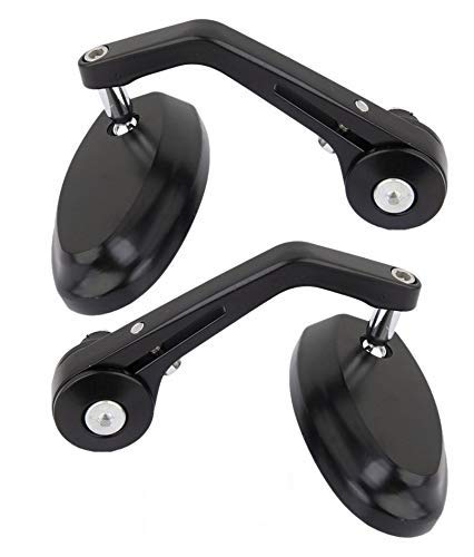 CARIZO Universal Oval Shape Rear View Mirror Compatible with Bajaj V15 - Image 4