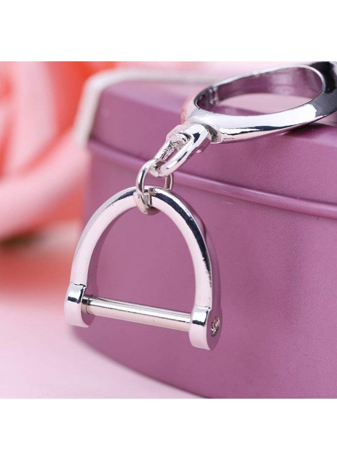 ليزنيرزم 6 قطع من حلقات D ذات مسمار في القيد 24 مم مشبك حدوة حصان على شكل حدوة حصان حلقة D على شكل D حلقة معدنية قابلة للقفل مفك براغي واحد للاستخدام في صناعة الجلود اليدوية واستبدال المحفظة - Image 4