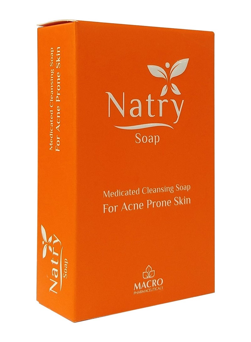 Natry Soap For Acne Prone Skin  - 100gm