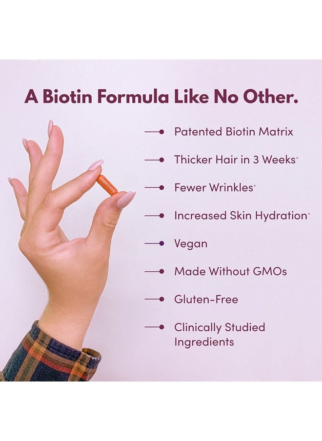 Purity Products - MyBiotin ProClinical - 3 Month Supply – Thicker Hair in 3 Weeks & Fights Wrinkles - MB40X Patented Biotin Matrix w/Astaxanthin - 40X More Soluble vs Ordinary Biotin - 90 Caps - Image 1