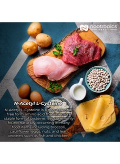 Nootropics Depot Nootropics Depot N-Acetyl L-Cysteine Capsules | 500mg | NAC | 60 Count | Supports Healthy Liver Function | Cellular Health | Glutathione Levels | Healthy Oxidation Levels  - Image 3