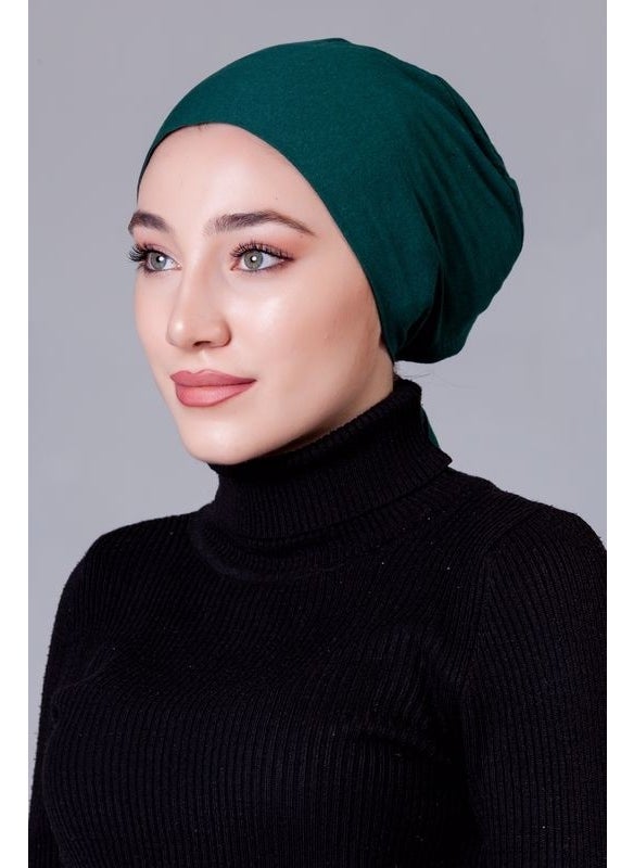 Nanak Green Lycra Non-Slip Bonnet  - Image 2