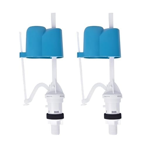 TAXAN POLYMERS TAXAN Toilet Flush Tank Inlet Valve | Universal Adjustable Ballcock for One-Piece | Heavy Duty Virgin ABS Material | Adjustable 7-12 Inch | 2 Pis Slim Ball cock pack - Image 1