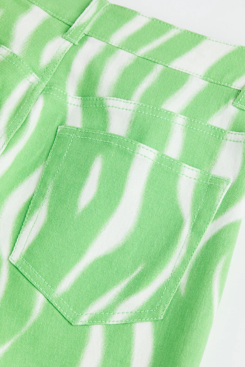 اتش اند ام Wide twill trousers