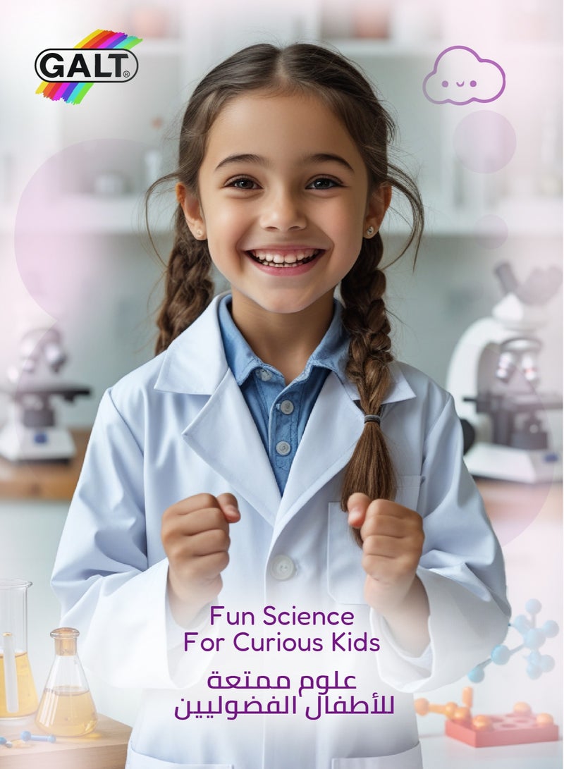 Galt Toys Kitchen Science Lab Kit for Kids | 6 Fun Experiments | STEM Learning Set | Age 5+ | Includes Apple Clock & Lab Book | Size: 15.1 x 3.5 x 26.5 cm - Image 4