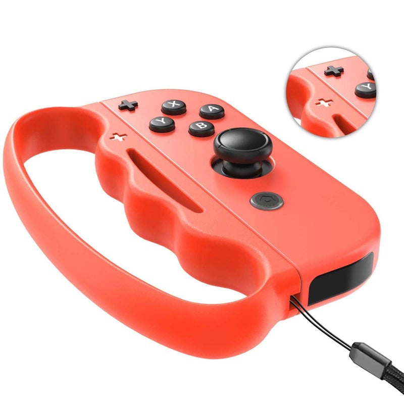 FANPL Fitness Boxing Hand Grips for Nintendo Switch & OLED Model JoyCon, Upgrade Fit Boxing Clasp Accessories Handle for Adults and Children, Enhance Your Gaming Experience, 2 Packs (Blue and Red) - Image 4