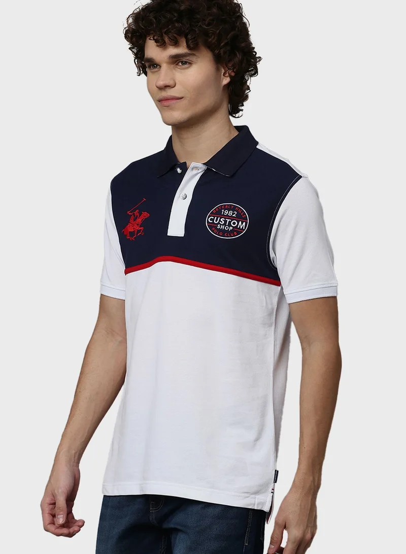 bhpoloclub Color Block Polo