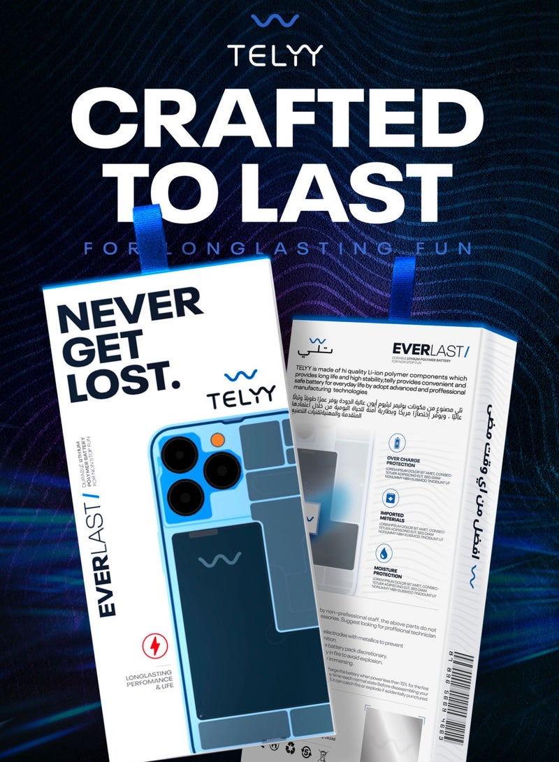 TELYY 3227mAh Battery For Apple iPhone 13, Long Lasting Replacement Battery Made With High Quality Lithium Ion Polymer - Image 3