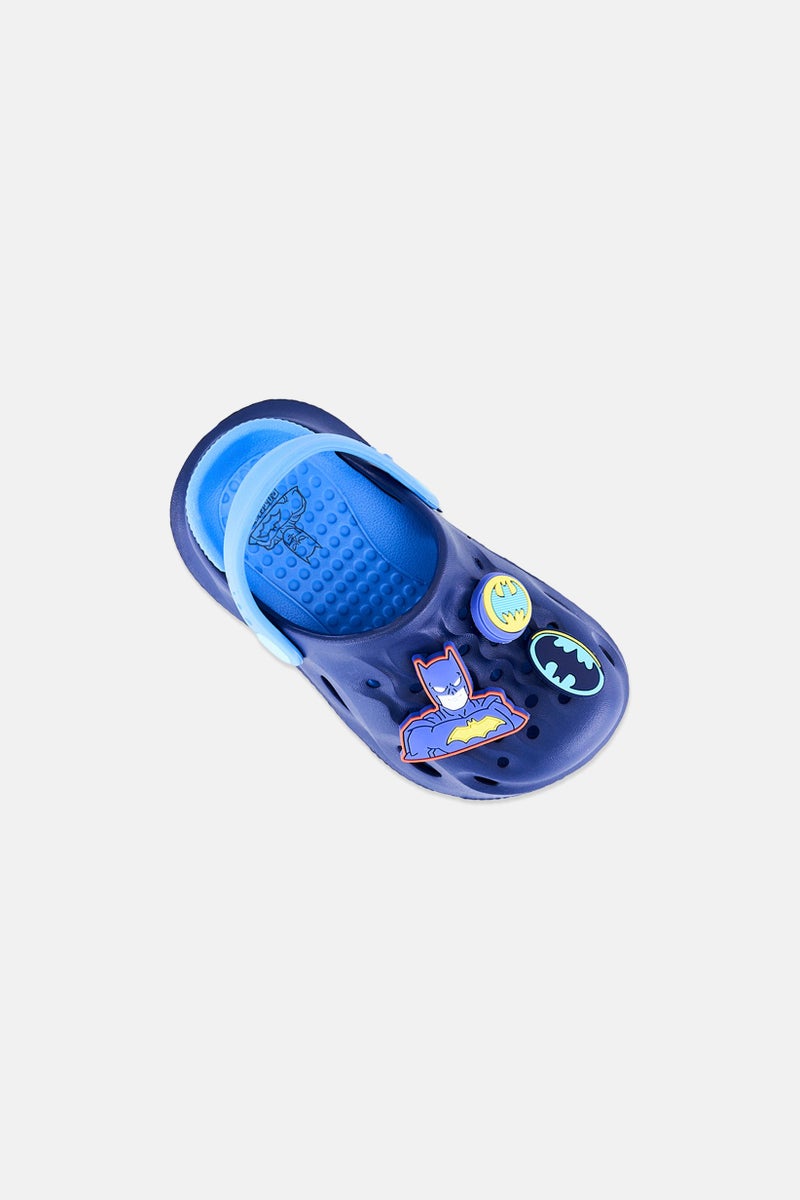 Batman Kids Boy Batman Sling Back Clogs, Navy - Image 3