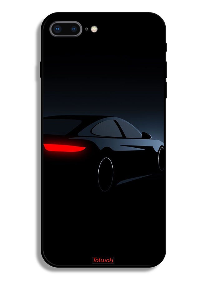 Tolwak غطاء حماية لهاتف ابل ايفون 7 بلس بتصميم سيارة داكنة - Image 2