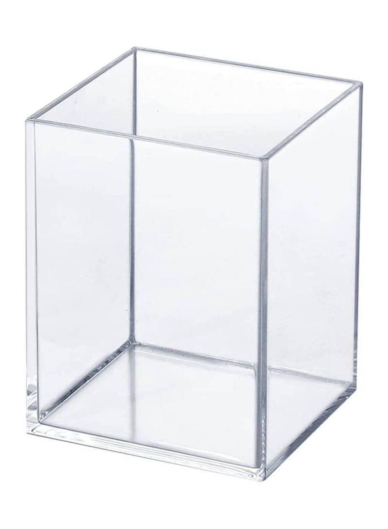 TPGP Acrylic Brush Holder Organizer – Compact Storage Box for Women’s & Men’s Hair Brushes, Wet Brush Holder (2.56 × 2.56 × 3.94 inches) - Image 3
