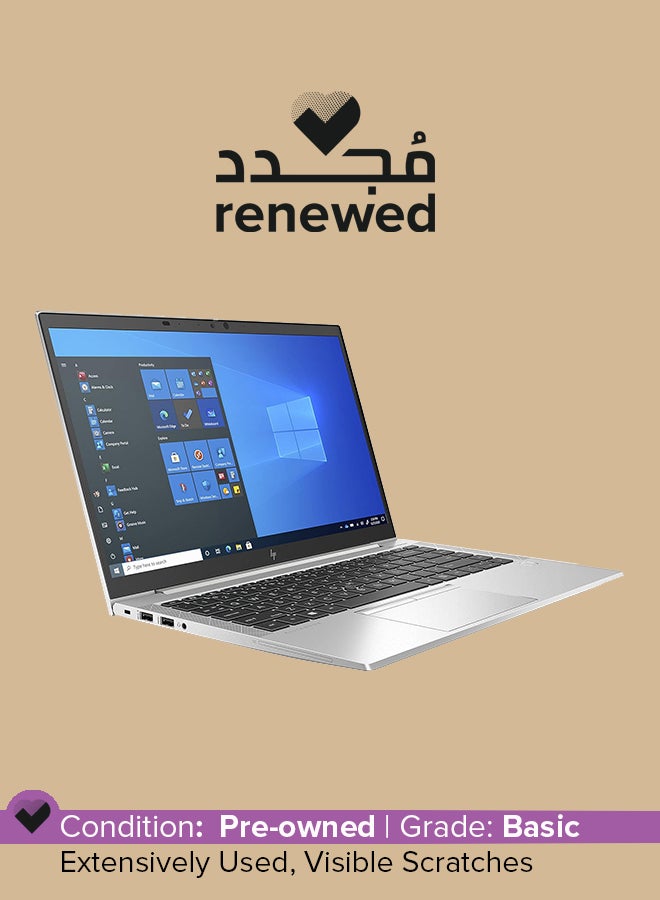HP Renewed - Elitebook 840 G8 Laptop With 14-Inch FHD Display,Intel Core i5/11th Gen Processor/16GBRAM/DDR4/512 GB SSD Hard/Windows 10 Pro English Silver - Image 1