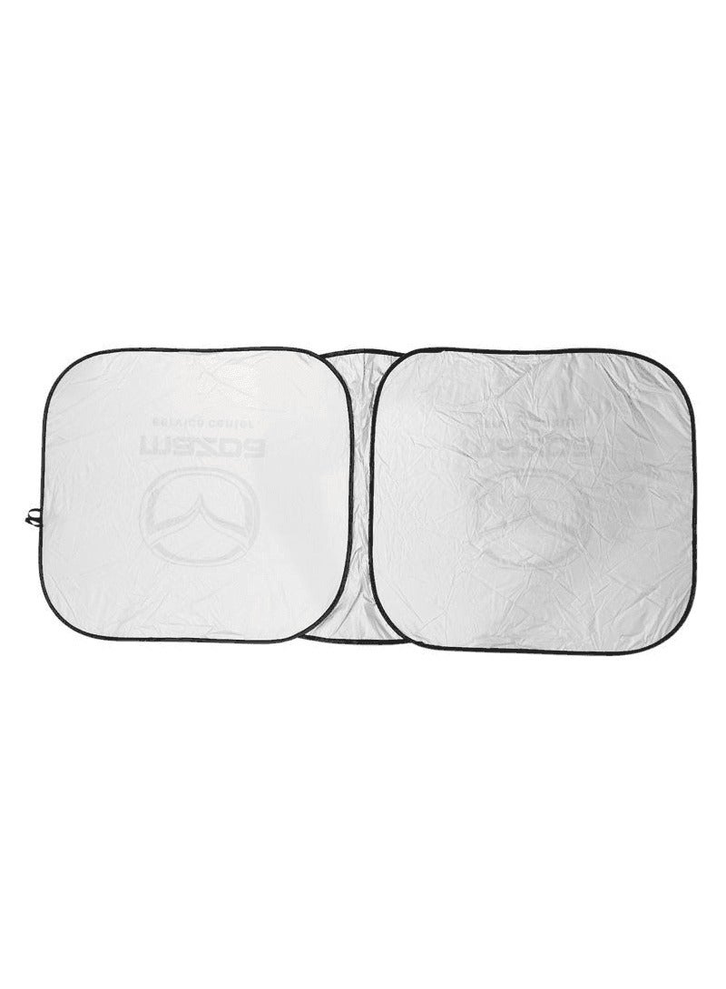 mazda 2 Pieces Car Seat Cover Windshield Car Sunshade Get Free Metal Car Keychain - Image 3