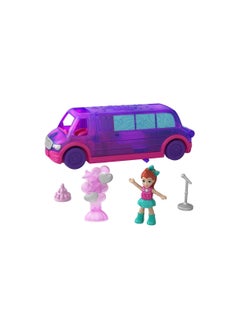Polly Pocket Polly Pocket Pollyville Party Limo with Play Areas, Lila Doll & More  - Image 2