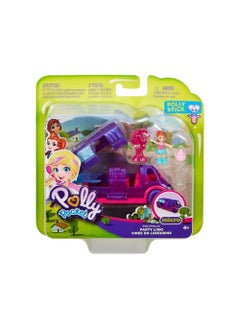 Polly Pocket Polly Pocket Pollyville Party Limo with Play Areas, Lila Doll & More  - Image 1