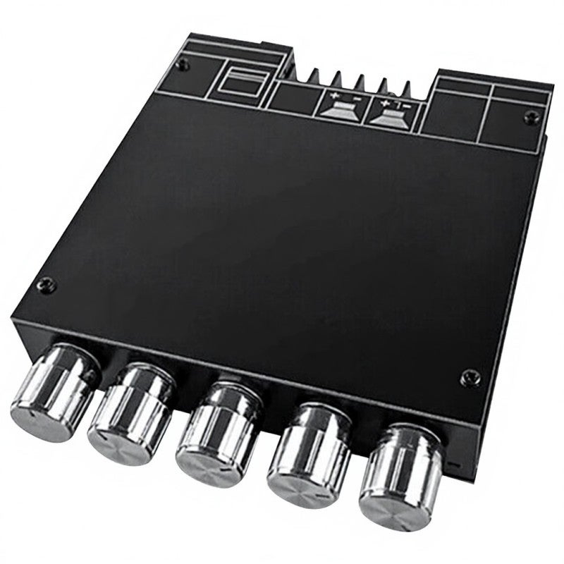 2.1 Channel BT Audio Amplifier Module AUX BT5.0 Audio Input Subwoofer Left and Right Channel Output Sound Power Amplifier Board - Image 1