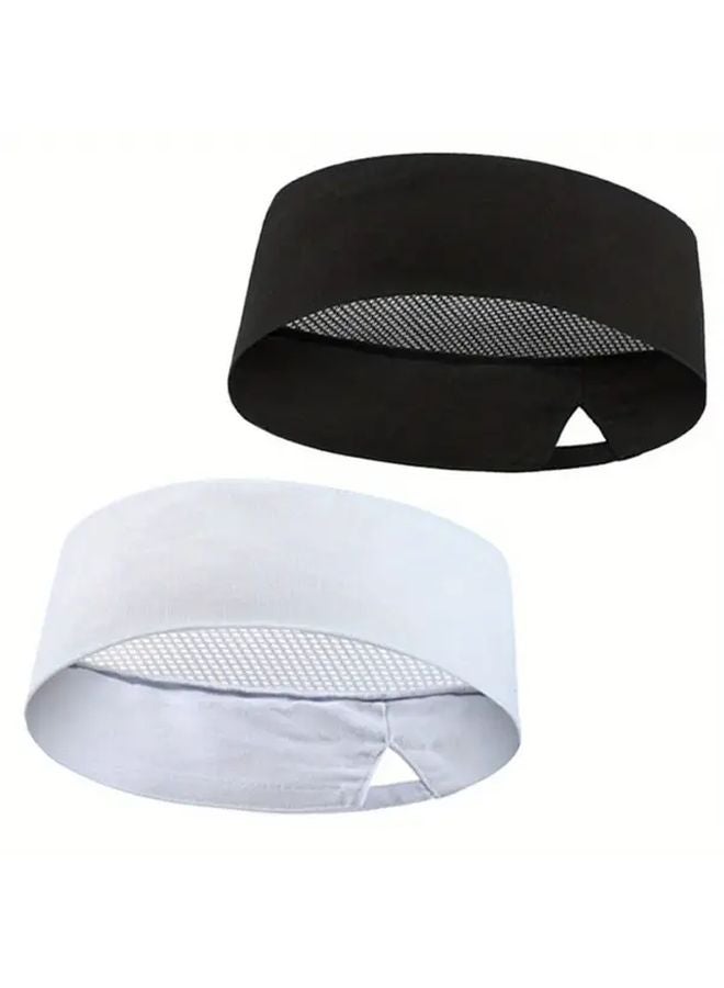 Style K Japanese Chef Hat With Breathable Mesh Top Adjustable Strap For Men And Women - Image 1