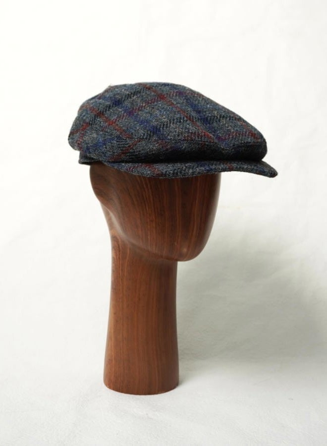 TAILORMAP Harris Tweed Newsboy Cap 100% Wool Flat Cap for Men, No.3036, 7 3/8 - Image 5