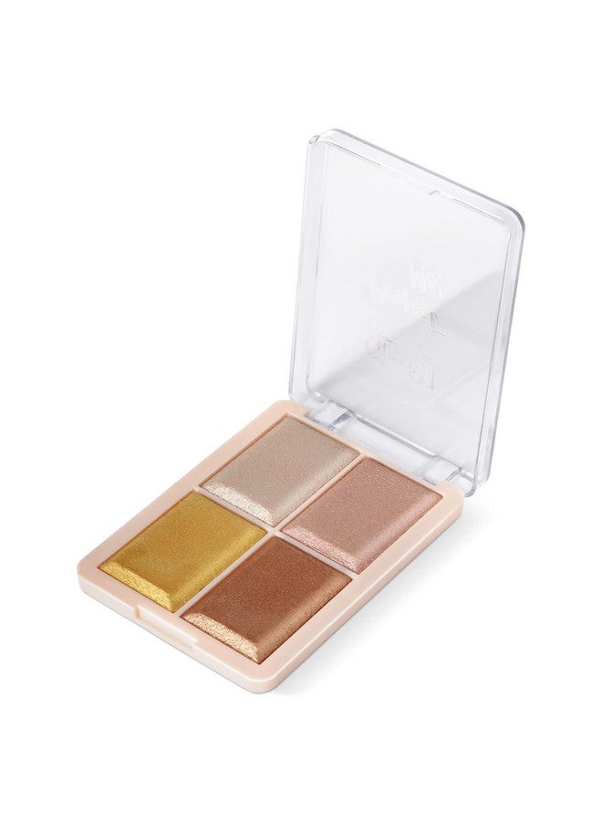 Glam 21 Glam21 Perfect Me! Highlighter Palette Blusher Weightless Long Lasting Illuminating Glow Face Kit 13.2Gm (Shade03) - Image 3