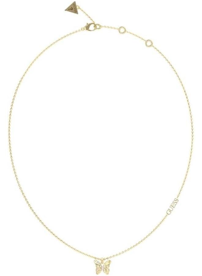 GUESS Pave Butterfly Necklace 