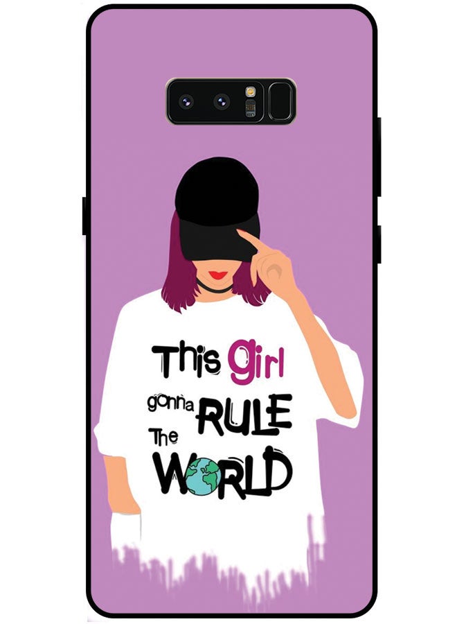 Protective Case Cover For Samsung Galaxy Note 8 Smart Series Printed Protective Case Cover for Samsung Galaxy Note 8 This Girl Gonna Rule The World