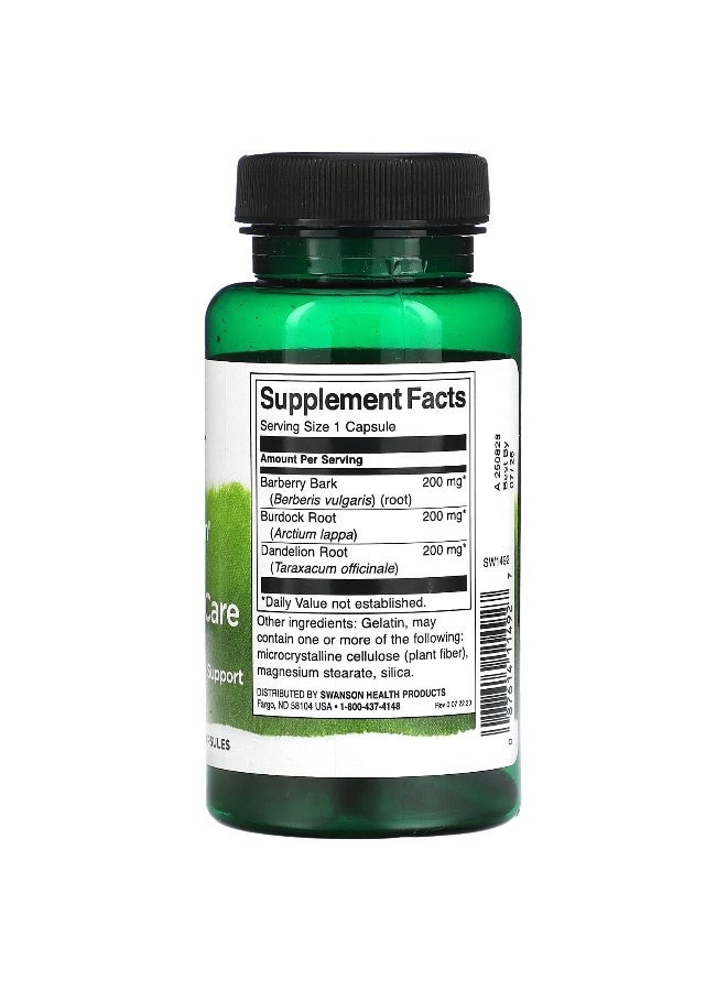 SWANSON سوانسون، رعاية المرارة العشبية الطيف الكامل، 60 كبسولة - Image 2