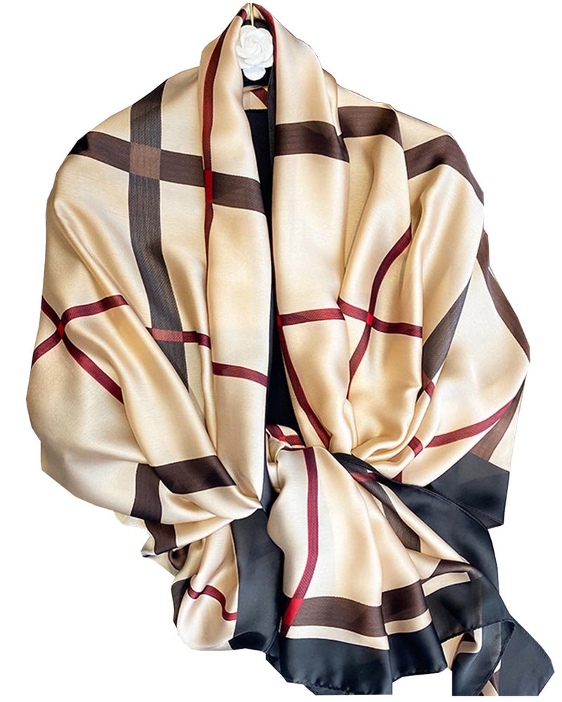 Saiusloa Dress Scarves Shawl Wraps Long Silky Scarf for Women Dressy Fashion Lightweight for Decorative Formal Evening Gowns-1003 - Image 1