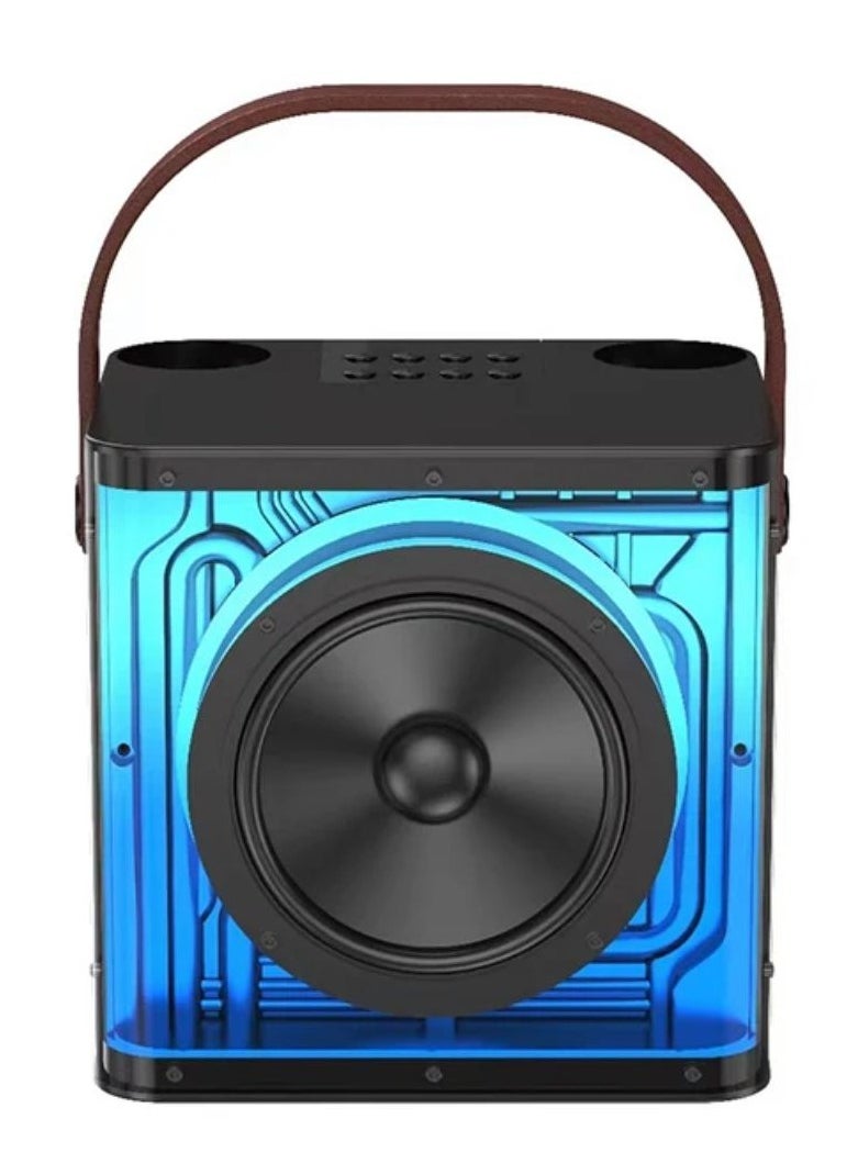 MOXOM A99 Karaoke Machine Portable Speaker System with 2 Wireless Microphone  - Image 4