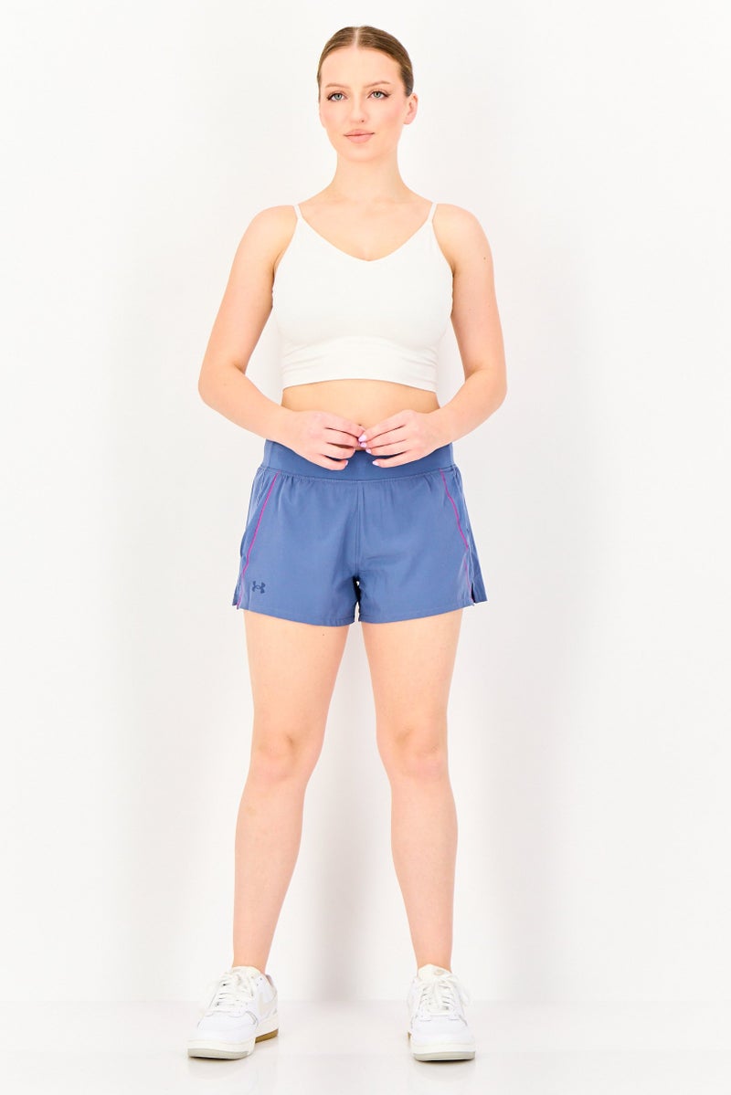 UNDER ARMOUR Women Sportswear Fit Running Shorts, Dark Grey - Image 3