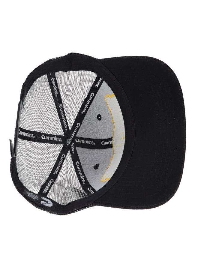 Cummins Hat Vintage Baseball Cap 1919 Logo Snapback Trucker Hats for Men Wome,Mesh Snapback Cap, Black - Image 2