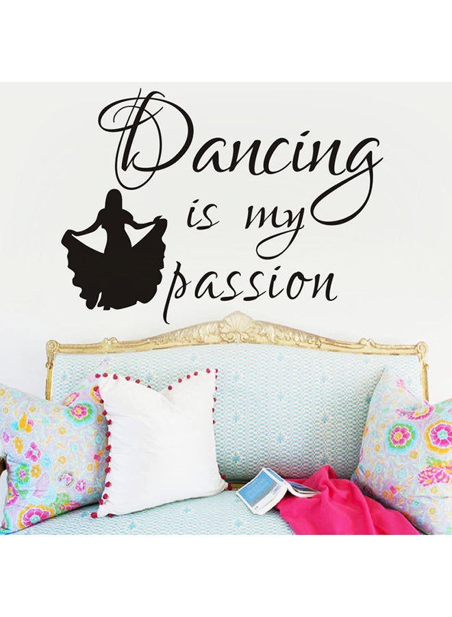 NIBEMINENT Ballet Dancing Wall Sticker Multicolour 57 x 43cm - Image 3