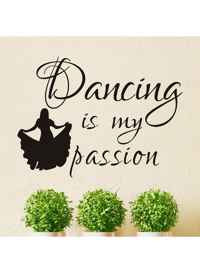 NIBEMINENT Ballet Dancing Wall Sticker Multicolour 57 x 43cm - Image 4