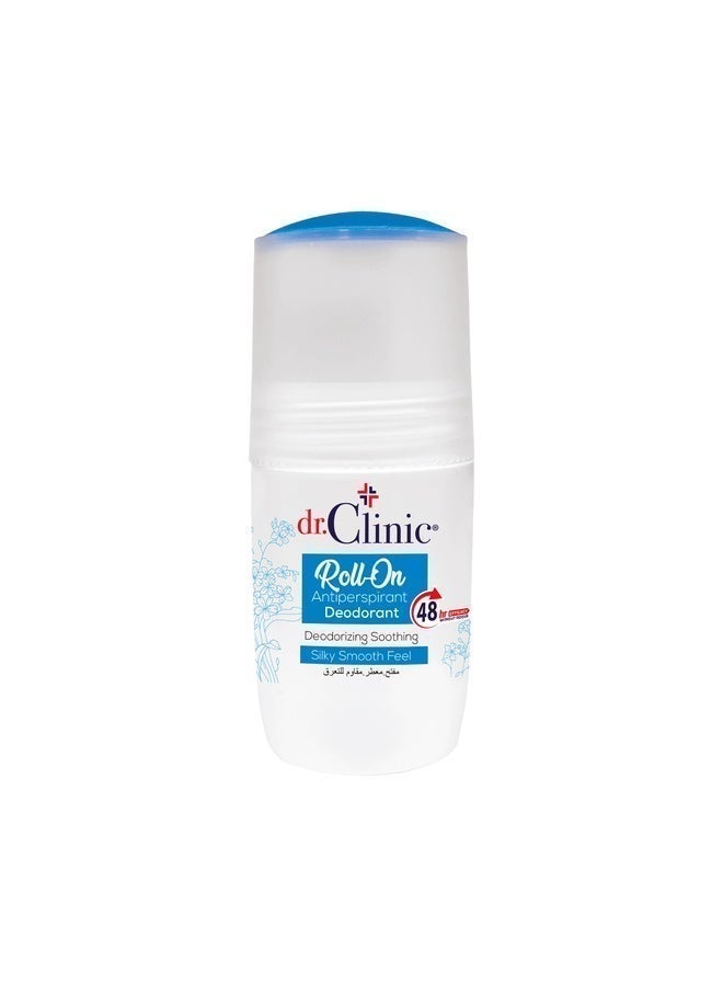 dr.Clinic Roll-On Antiperspirant Deodorant | 48-Hour Protection, Silky Smooth Feel, Deodorant for Men & Women - Cool Scent - 75 ml - Image 1