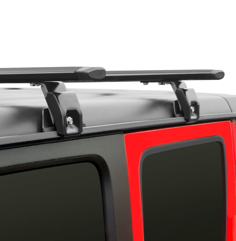 Wonderdriver Heavy Duty 330lb Roof Rack Cross Bars Compatible with Jeep Wrangler JK JL Gladiator JT 20072025 2 4 Door Aluminum Crossbars Rooftop Cargo Bag Kayak Bike Carrier