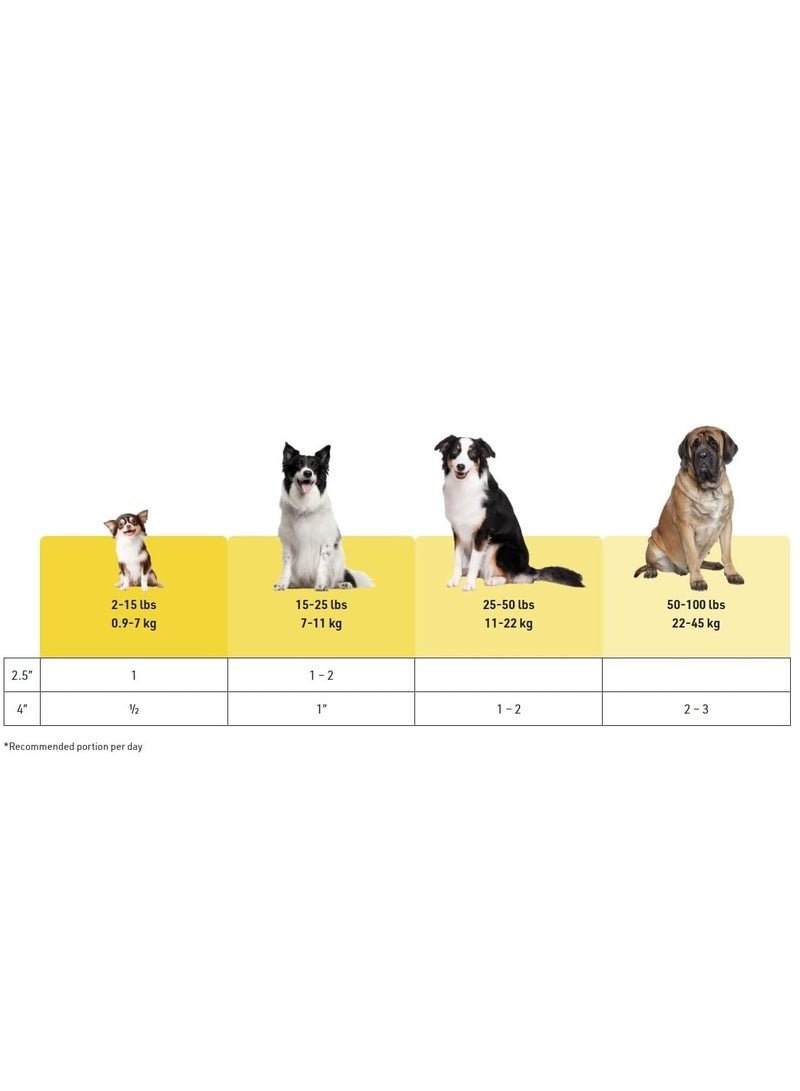 HAPPY DOG Happi Doggy Dental Chew Care-Hip & Joint Support-2.5" (18 pieces)-150g - Image 2