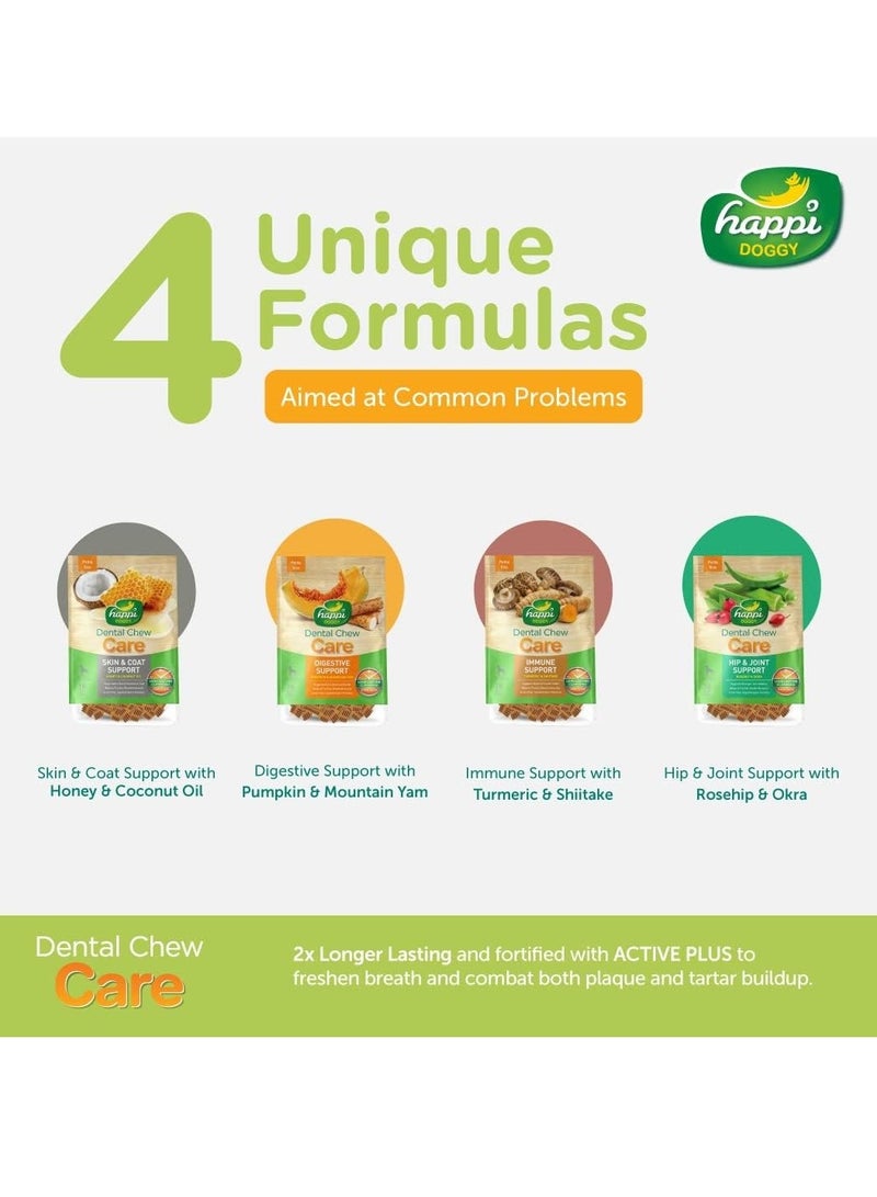 HAPPY DOG Happi Doggy Dental Chew Care-Hip & Joint Support-2.5" (18 pieces)-150g - Image 4