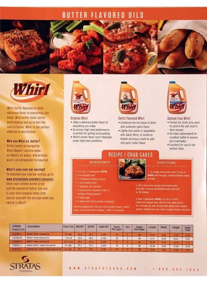 Whirl Butter-Flavored Oil, 1 Gallon - Image 3