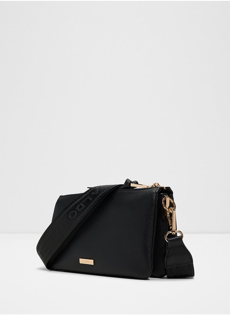 ALDO Logo Detailed Zip Through Crossbody  - Image 2