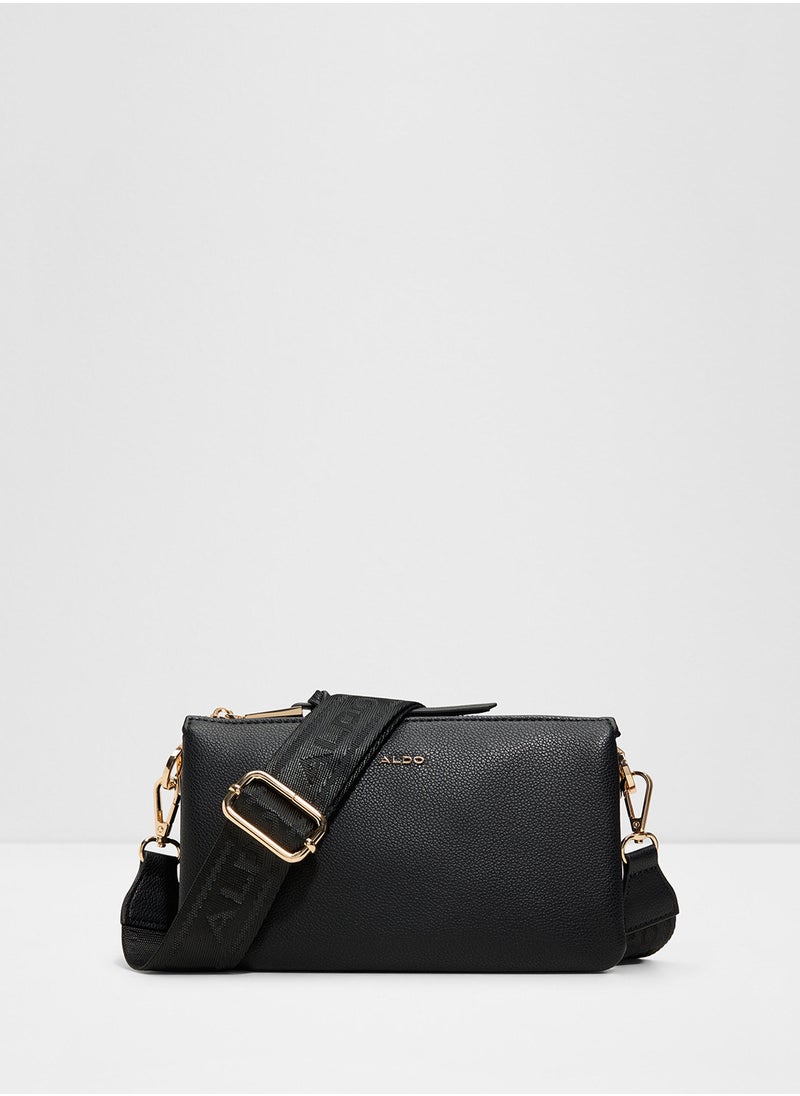 ALDO Logo Detailed Zip Through Crossbody  - Image 1