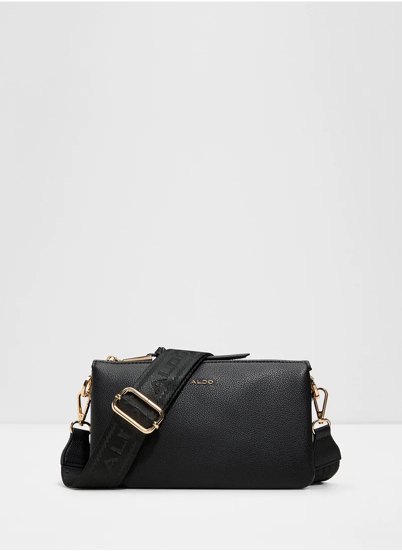 الدو Logo Detailed Zip Through Crossbody
